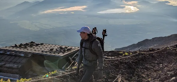 Ben at Mount Fuji